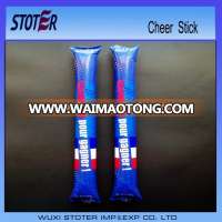 Promotional Pe Inflatable Cheering Stick/thunder Stick/ Bang Bang