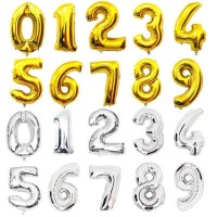 Wholesale high quality helium style balloon foil balloons number