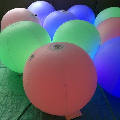 Party Decoration Items LED Balloons / Inflatable Zygote Interactive Ball 60cm