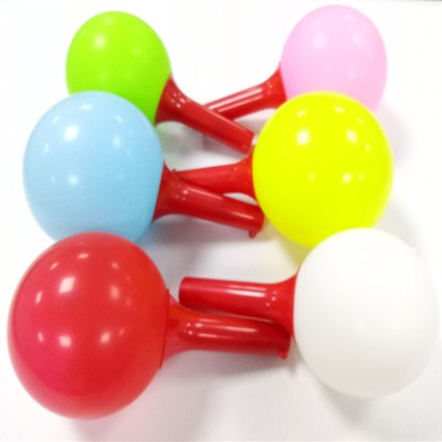 Hot flashing maracas noise maker promotional balloon maracas