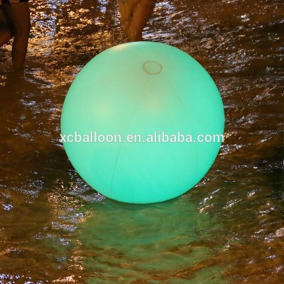 Light Up Inflatable Zygote Ball PVC Light Ball Inflatable LED Balloon