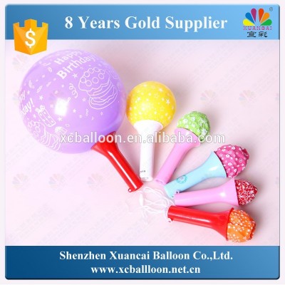 2016 Samba Customized Balon Sport Cheering Balloon Maracas