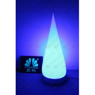 PVC party decoration inflatable with led cone lamp