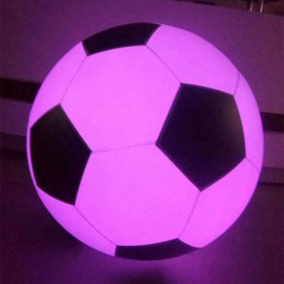 Cheap Custom Giant Football Balloon / Led Inflatable Soccer Helium Balloon for Events