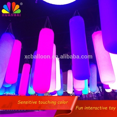 New Arrival cheaper price inflatable lamp column PVC advertising pillar light