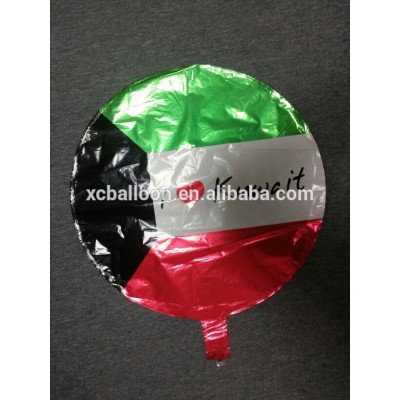 China wholesale custom flag round advertising foil ballons