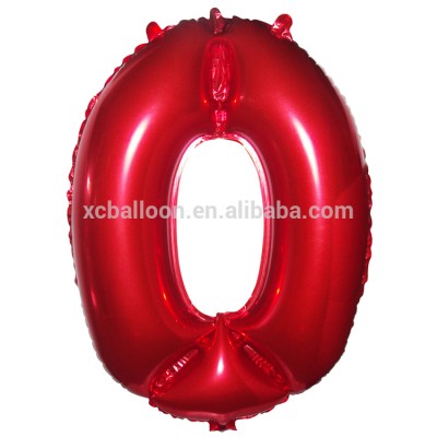 Xuancai Cheapest Hot Selling Helium Style Number Foil Balloon