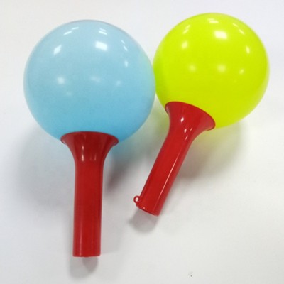 whole sale glowing maracas ballon maracas for sports events