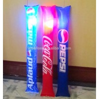 High Selling LED Cheering Stick Custom Inflatable Bang Bang Stick Thunder Stick